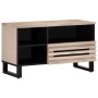 Mueble de TV madera maciza de mango 80x34x46 cm de , Almacenamiento para CD y DVD - Ref: Foro24-377522, Precio: 118,99 €, Des...