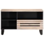 Mueble de TV madera maciza de mango 80x34x46 cm de , Almacenamiento para CD y DVD - Ref: Foro24-377522, Precio: 118,99 €, Des...