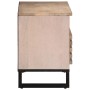 Massives Mangoholz-TV-Möbel 80x34x46 cm von , CD- und DVD-Speicher - Ref: Foro24-377522, Preis: 106,83 €, Rabatt: %