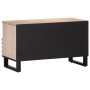 Mueble de TV madera maciza de mango 80x34x46 cm de , Almacenamiento para CD y DVD - Ref: Foro24-377522, Precio: 118,99 €, Des...