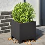 2 black steel planters 30x30x30 cm by , Pots and planters - Ref: Foro24-851186, Price: 70,13 €, Discount: %