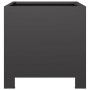 2 black steel planters 30x30x30 cm by , Pots and planters - Ref: Foro24-851186, Price: 70,13 €, Discount: %