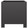 2 black steel planters 30x30x30 cm by , Pots and planters - Ref: Foro24-851186, Price: 70,13 €, Discount: %