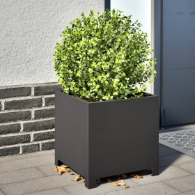 Black steel planter 40x40x40 cm by , Pots and planters - Ref: Foro24-851199, Price: 61,99 €, Discount: %