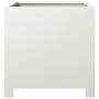 2 white steel planters 40x40x40 cm by , Pots and planters - Ref: Foro24-851202, Price: 106,17 €, Discount: %