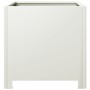 2 white steel planters 40x40x40 cm by , Pots and planters - Ref: Foro24-851202, Price: 106,17 €, Discount: %