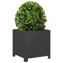 2 black steel planters 40x40x40 cm by , Pots and planters - Ref: Foro24-851200, Price: 101,85 €, Discount: %