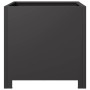 2 black steel planters 40x40x40 cm by , Pots and planters - Ref: Foro24-851200, Price: 101,85 €, Discount: %