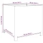 Pflanzgefäß aus olivgrünem Stahl, 50x50x50 cm. von , Töpfe und Pflanzgefäße - Ref: Foro24-851216, Preis: 68,33 €, Rabatt: %