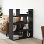 Estantería de madera de ingeniería negra 100x33x125,5 cm de , Librerías y estanterías - Ref: Foro24-3309331, Precio: 124,57 €...