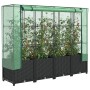 Raised bed with greenhouse cover in rattan look 160x40x138 cm by , Pots and planters - Ref: Foro24-4015816, Price: 103,85 €, ...