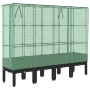 Raised bed with greenhouse cover in rattan appearance 160x40x140 cm by , Pots and planters - Ref: Foro24-4015821, Price: 111,...