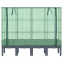 Raised bed with greenhouse cover in rattan appearance 160x40x140 cm by , Pots and planters - Ref: Foro24-4015835, Price: 111,...