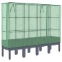 Raised bed with greenhouse cover in rattan appearance 160x40x140 cm by , Pots and planters - Ref: Foro24-4015835, Price: 111,...