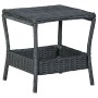 Dark gray synthetic rattan garden table 45x45x46.5 cm by vidaXL, Garden tables - Ref: Foro24-313306, Price: 43,56 €, Discount: %