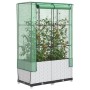 Raised bed with greenhouse cover in rattan look 80x40x138 cm by , Pots and planters - Ref: Foro24-4015842, Price: 66,17 €, Di...