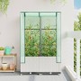 Raised bed with greenhouse cover in rattan look 80x40x138 cm by , Pots and planters - Ref: Foro24-4015842, Price: 66,17 €, Di...