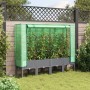 Raised bed with greenhouse cover in rattan appearance 160x40x140 cm by , Pots and planters - Ref: Foro24-4015863, Price: 111,...