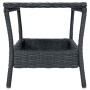 Dark gray synthetic rattan garden table 45x45x46.5 cm by vidaXL, Garden tables - Ref: Foro24-313306, Price: 43,56 €, Discount: %