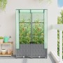 Raised bed with greenhouse cover in rattan look 80x40x138 cm by , Pots and planters - Ref: Foro24-4015856, Price: 66,99 €, Di...