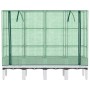 Raised bed with greenhouse cover in rattan appearance 160x40x140 cm by , Pots and planters - Ref: Foro24-4015849, Price: 116,...