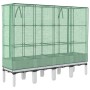 Raised bed with greenhouse cover in rattan appearance 160x40x140 cm by , Pots and planters - Ref: Foro24-4015849, Price: 116,...