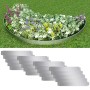 Flexible steel dividing panels 10 pcs galvanized 100x14 cm by vidaXL, Garden edging and edging - Ref: Foro24-271784, Price: 7...