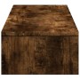 Monitor stand and smoked oak wood drawers 100x27x15 cm by , Computer bases and risers - Ref: Foro24-854674, Price: 50,99 €, D...