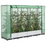 Raised bed with greenhouse cover in rattan look 160x40x123 cm by , Pots and planters - Ref: Foro24-4015840, Price: 90,11 €, D...