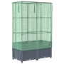 Raised bed with greenhouse cover in rattan look 80x40x138 cm by , Pots and planters - Ref: Foro24-4015828, Price: 66,17 €, Di...