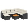 8-piece garden sofa set with black synthetic rattan cushions by , Garden sets - Ref: Foro24-3264850, Price: 495,28 €, Discoun...