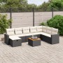 8-piece garden sofa set with black synthetic rattan cushions by , Garden sets - Ref: Foro24-3264871, Price: 525,88 €, Discoun...