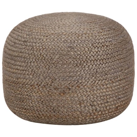 Handgefertigtes hellgraues Pouf aus Jute, 45x30 cm. von , Osmanen - Ref: Foro24-248081, Preis: 69,07 €, Rabatt: %