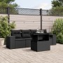 5-piece garden furniture set with black synthetic rattan cushions by , Garden sets - Ref: Foro24-3268985, Price: 405,85 €, Di...