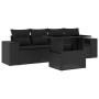 5-piece garden furniture set with black synthetic rattan cushions by , Garden sets - Ref: Foro24-3268985, Price: 405,85 €, Di...