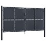 Anthracite grey steel garden gate 300x200 cm by , garden gates - Ref: Foro24-144528, Price: 678,25 €, Discount: %