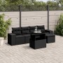 6-piece garden sofa set with black synthetic rattan cushions by , Garden sets - Ref: Foro24-3269125, Price: 462,75 €, Discoun...