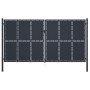 Anthracite grey steel garden gate 400x200 cm by , garden gates - Ref: Foro24-144534, Price: 1,00 €, Discount: %