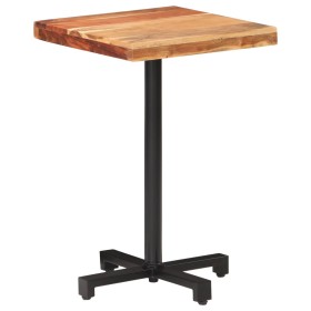 Square bistro table made of solid mango wood 50x50x75 cm by , Kitchen and dining tables - Ref: Foro24-320274, Price: 96,78 €,...