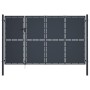 Anthracite grey steel garden gate 350x175 cm by , garden gates - Ref: Foro24-144539, Price: 767,31 €, Discount: %