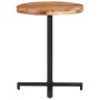 Solid mango wood round bistro table Ø60x75 cm by , Kitchen and dining tables - Ref: Foro24-320277, Price: 74,55 €, Discount: %