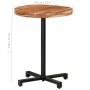 Solid mango wood round bistro table Ø60x75 cm by , Kitchen and dining tables - Ref: Foro24-320277, Price: 74,55 €, Discount: %