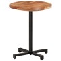 Solid mango wood round bistro table Ø60x75 cm by , Kitchen and dining tables - Ref: Foro24-320277, Price: 74,55 €, Discount: %