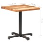 Square solid acacia wood bistro table 70x70x75 cm by , Kitchen and dining tables - Ref: Foro24-320278, Price: 158,32 €, Disco...