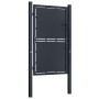 Puerta de jardín de acero gris antracita 100x175 cm de , Puertas de jardín - Ref: Foro24-144521, Precio: 309,49 €, Descuento: %