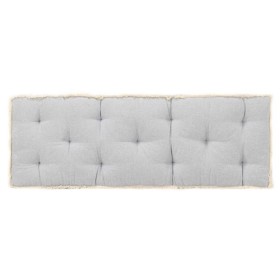 Gray pallet sofa cushion 120x40x7 cm by vidaXL, Cushions for chairs and sofas - Ref: Foro24-314799, Price: 48,99 €, Discount: %