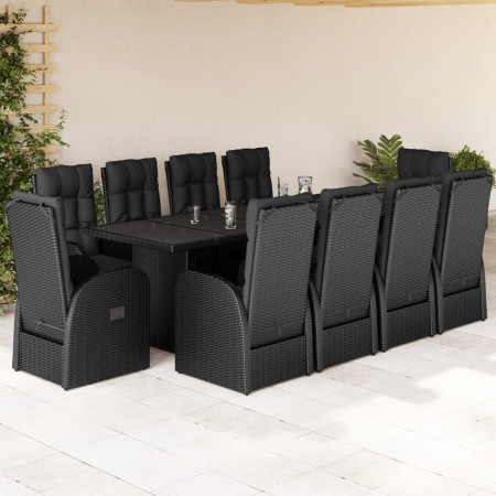 11-piece garden dining set with black synthetic rattan cushions by , Garden sets - Ref: Foro24-3277644, Price: 1,00 €, Discou...