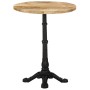 Bistro table made of rough mango wood Ø60x76 cm by , Kitchen and dining tables - Ref: Foro24-321087, Price: 181,44 €, Discoun...