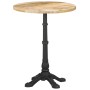 Bistro table made of rough mango wood Ø60x76 cm by , Kitchen and dining tables - Ref: Foro24-321087, Price: 181,44 €, Discoun...