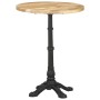 Bistro table made of rough mango wood Ø60x76 cm by , Kitchen and dining tables - Ref: Foro24-321087, Price: 181,44 €, Discoun...